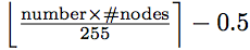 Equation: in or out node ID